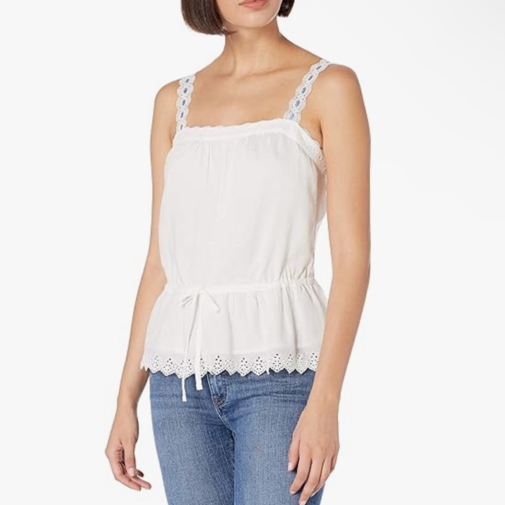 Paige Zherra embroidered camo tank